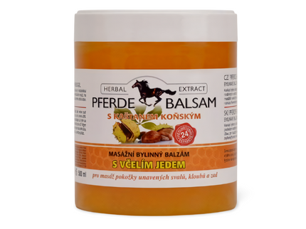 HERBAL EXTRACT arklių masažinis balzamas su bičių nuodais, 500 ml