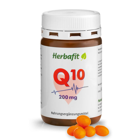 HERBAFIT kofermentas Q10 200 mg, 120 kapsulių
