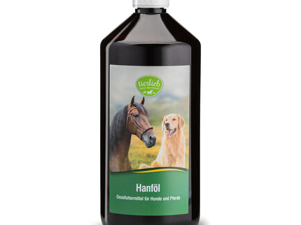 tierlieb kanapių aliejus šunims ir žirgams, 1000 ml