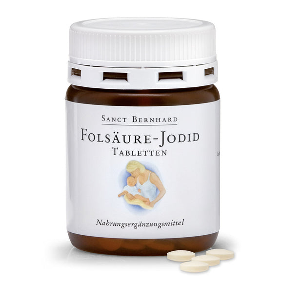 SANCT BERNHARD folio rūgštis su jodu, 240 tablečių
