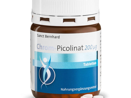SANCT BERNHARD chromo pikolinatas 200 mcg, 250 tablečių