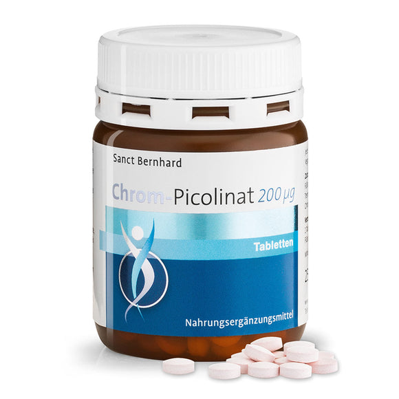 SANCT BERNHARD chromo pikolinatas 200 mcg, 250 tablečių