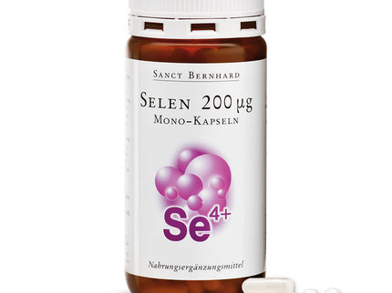 SANCT BERNHARD selenas 200 mcg mono, 180 kapsulių