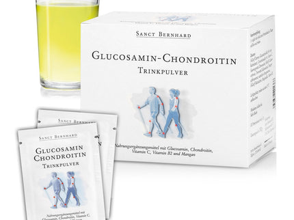 SANCT BERNHARD gliukozaminas ir chondroitinas milteliai, 30 paketėlių