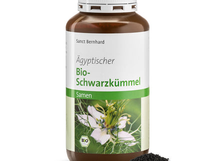 SANCT BERNHARD ekologiškos juodgrūdžių (juodųjų kmynų) sėklos, 250 g - pirkti internetu gera kaina