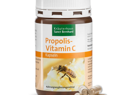 SANCT BERNHARD propolis ir vit. C, 90 kapsulių