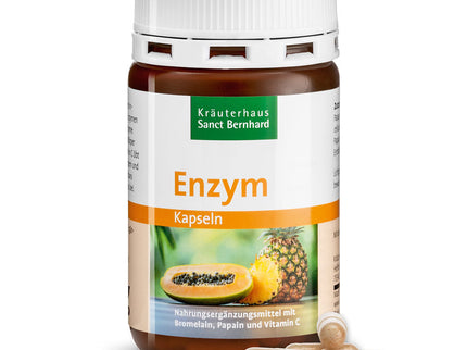 SANCT BERNHARD Enzyme (fermentai), 90 kapsulių