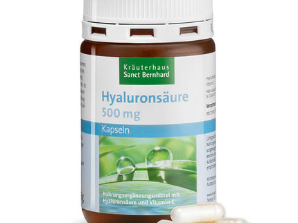 SANCT BERNHARD hialurono rūgštis 500 mg, 90 kapsulių
