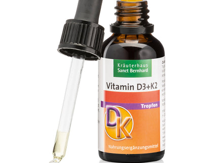 SANCT BERNHARD vitamino D3 + K2 lašai – pirkti internetu gera kaina