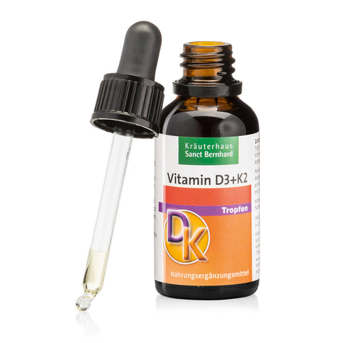 SANCT BERNHARD vitamino D3 + K2 lašai – pirkti internetu gera kaina