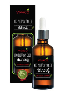 BIO ricinos veido aliejus su pipete, 50 ml
