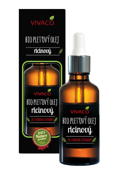 BIO ricinos veido aliejus su pipete, 50 ml