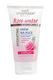 VIVAPHARM rankų kremas su rožių hidrolatu, 75 ml