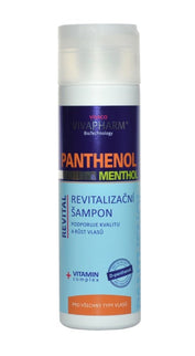 VIVAPHARM revitalizuojantis plaukų šampūnas su pantenoliu ir mentoliu, 200 ml