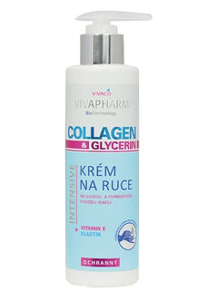 VIVAPHARM rankų kremas su kolagenu ir glicerinu, 200 ml