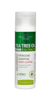 VIVAPHARM plaukų šampūnas su arbatmedžio aliejumi, 200 ml
