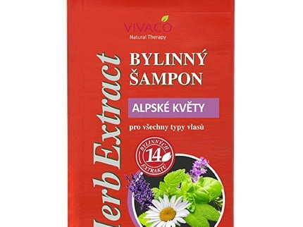 HERB EXTRACT plaukų šampūnas su Alpių gėlėmis, 500 ml