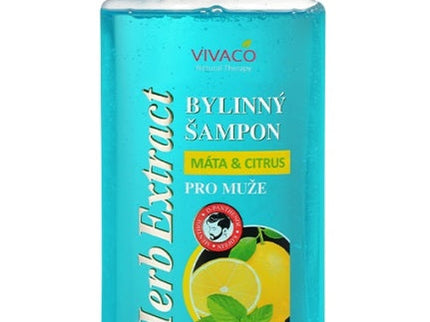 HERB EXTRACT plaukų šampūnas vyrams su mėta ir citrusais, 500 ml