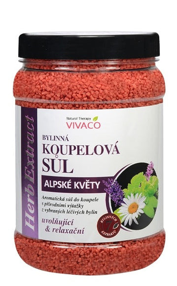 HERB EXTRACT vonios druska su alpiniais žiedais, 1500 g