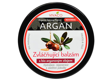 VIVACO drėkinamasis balzamas su BIO argano aliejumi, 100 ml