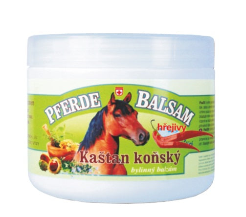 Šildantis masažinis balzamas su arkliniu kaštonu, 500 ml