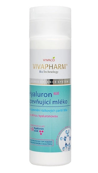 VIVAPHARM stangrinamasis kūno pienelis su hialurono rūgštimi, 200 ml