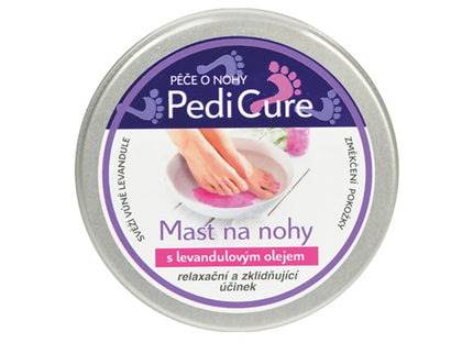 PEDICURE pėdų tepalas su levandų aliejumi, 100 ml
