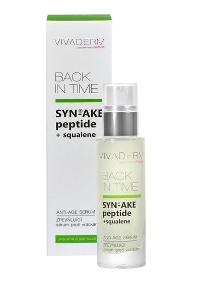 BACK IN TIME stangrinamasis veido serumas su SYN®-AKE peptidu ir skvalenu, 30 ml