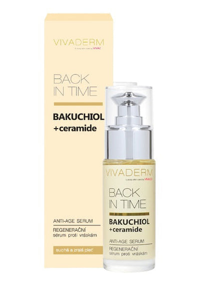 BACK IN TIME jauninamasis veido serumas su bakučioliu ir keramidu, 30 ml