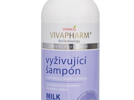 VIVAPHARM plaukų šampūnas su ožkos pienu, 400 ml