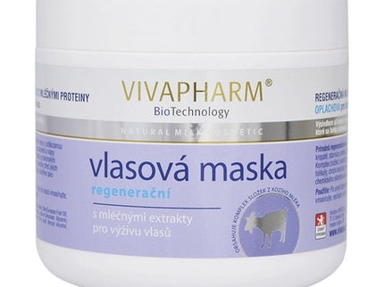 VIVAPHARM plaukų kaukė su ožkos pienu, 600 ml
