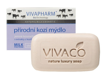 VIVAPHARM natūralus muilas su ožkos pienu, 100 g