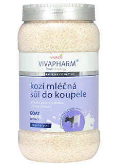 VIVAPHARM vonios druska su ožkos pienu, 1200 g