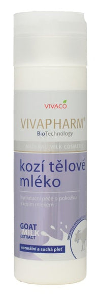 VIVAPHARM kūno pienelis su ožkos pienu, 200 ml