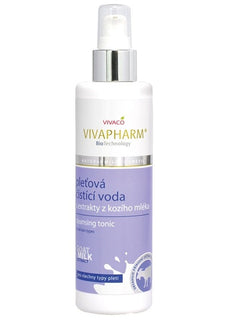 VIVAPHARM valomasis veido tonikas su ožkos pienu, 200 ml