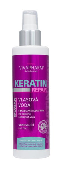 VIVAPHARM keratininis plaukų vanduo su kofeinu, 200 ml