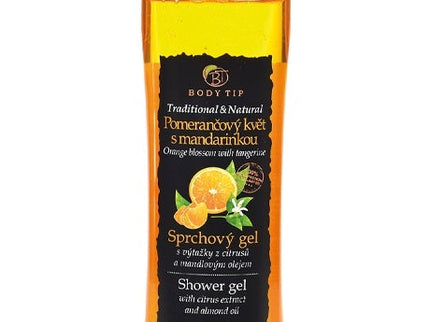 BODY TIP apelsinų žiedų ir mandarino dušo gelis, 200 ml