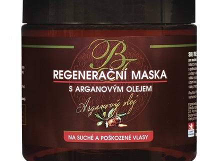 BODY TIP regeneruojamoji plaukų kaukė su BIO argano aliejumi, 650 ml