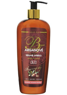 BODY TIP stangrinamasis kūno pienelis su ekologišku argano aliejumi, 400 ml