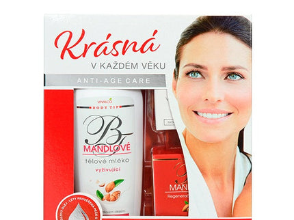 BODY TIP kosmetikos su migdolų aliejumi dovanų dėžutė Nr. 5, 3 vnt.