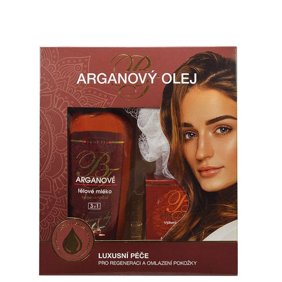 BODY TIP kosmetikos su argano aliejumi dovanų dėžutė Nr. 4, 3 vnt.