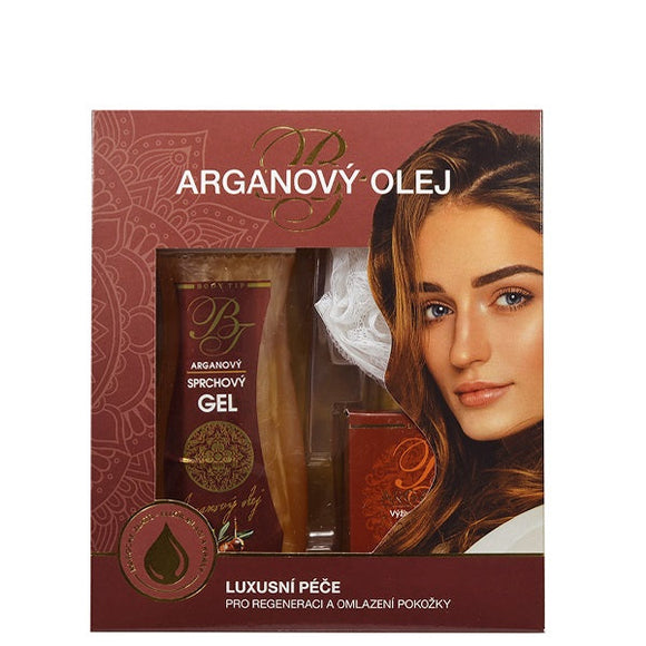 BODY TIP kosmetikos su argano aliejumi dovanų dėžutė Nr. 2, 3 vnt.