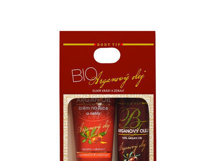 BODY TIP kosmetikos su argano aliejumi dovanų dėžutė Nr. 1, 2 vnt.