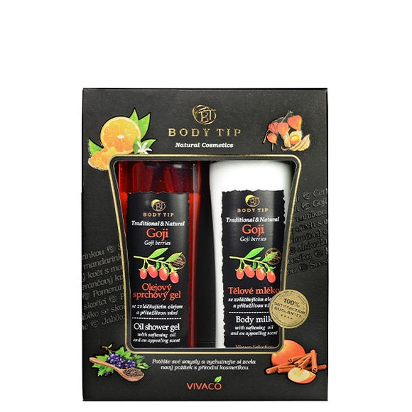 BODY TIP kosmetikos su goji uogomis dovanų dėžutė, 2 vnt.