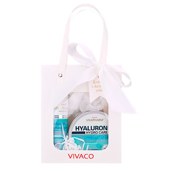 VIVAPHARM kosmetikos su hialurono rūgštimi dovanų maišelis Nr. 2, 3 vnt.