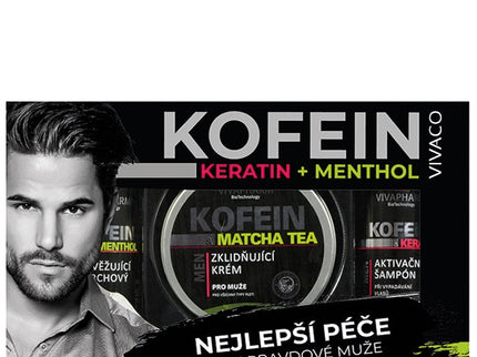 VIVAPHARM kosmetikos dovanų dėžutė su kofeinu vyrams Nr. 3, 3 vnt.