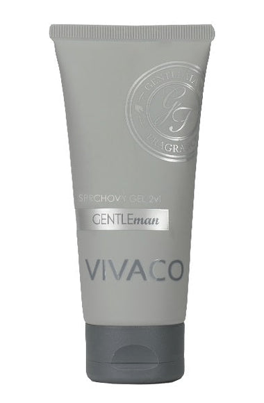 GENTLEMAN SILVER dušo gelis vyrams, "du viename", 200 ml