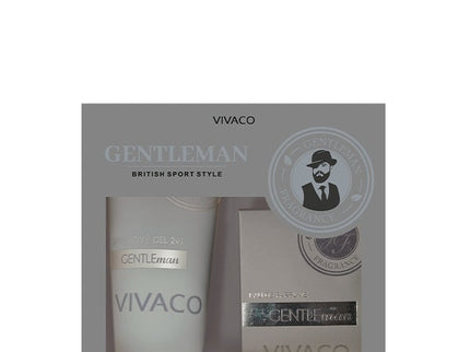 GENTLEMAN dovanų dėžutė su vyriška kosmetika Nr. 1 (SILVER EDITION), 2 vnt.