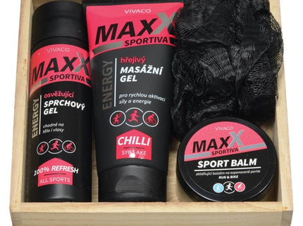 MAXX SPORTIVA kosmetikos dovanų dėžutė Hot, 4 vnt.