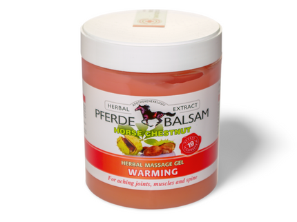 HERBAL EXTRACT šildantis masažinis balzamas su arkliniu kaštonu, 500 ml